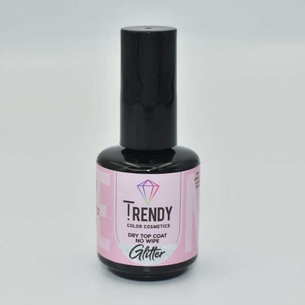 Dry Top Coat No Wipe Glitter 15ml
