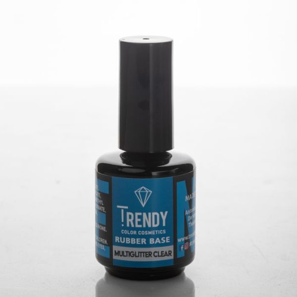 Rubber Base MultiGlitter Clear 15ml