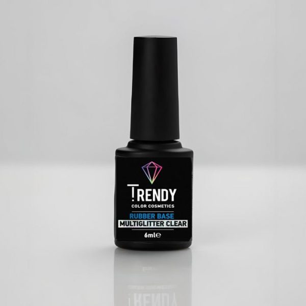 Rubber Base Multiglitter Clear 6ml