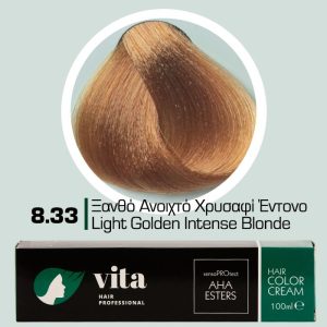 8.33 Ξανθό Ανοιχτό Χρυσαφί Έντονο 100ml - Αναλογία Ανάμιξης 1:1
