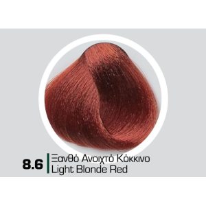 8.6 Ξανθό Ανοιχτό Κόκκινο 60ml - Αναλογία Ανάμιξης 1:1