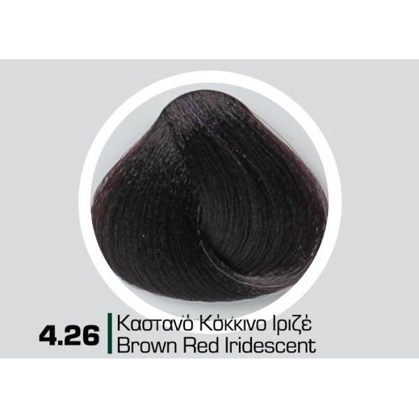 4.26 Καστανό Ιριζέ Κόκκινο 60ml - Αναλογία Ανάμιξης 1:1