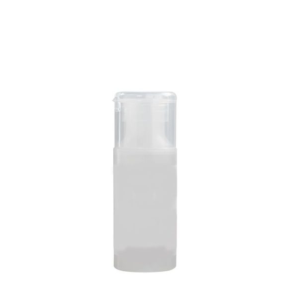 ΦΙΑΛΗ 100ml PE ΣΤΡ F-40(14gr) NATURAL ΜΕ ΠΩΜΑ FLIPTOP