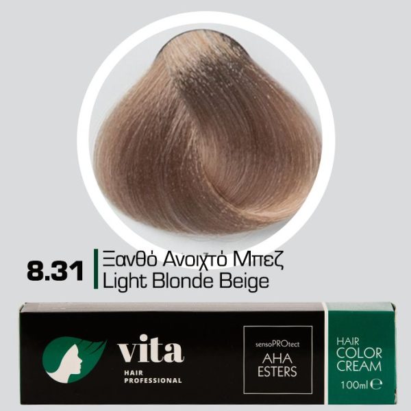8.31 Ξανθό Ανοιχτό Μπεζ 100ml - Αναλογία Ανάμιξης 1:1