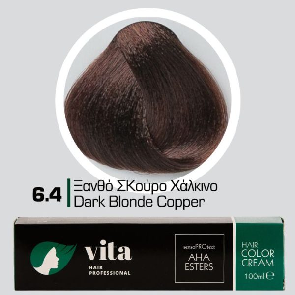 6.4 Ξανθό Σκούρο Χάλκινο 100ml - Αναλογία Ανάμιξης 1:1