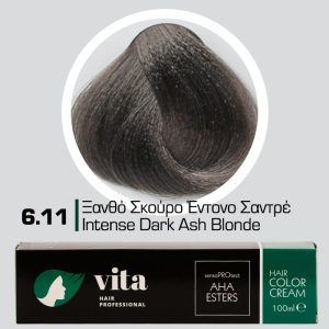 6.11 Ξανθό Σκούρο Έντονο Σαντρέ 100ml - Αναλογία Ανάμιξης 1:1
