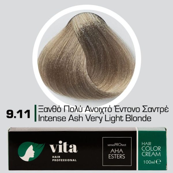 9.11 Ξανθό  Πολύ Ανοιχτό  Έντονο Σαντρέ 100ml - Αναλογία Ανάμιξης 1:1