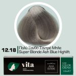 12.18 Πολύ Ξανθό Σαντρέ Μπλε 100ml - Αναλογία Ανάμιξης 1:1