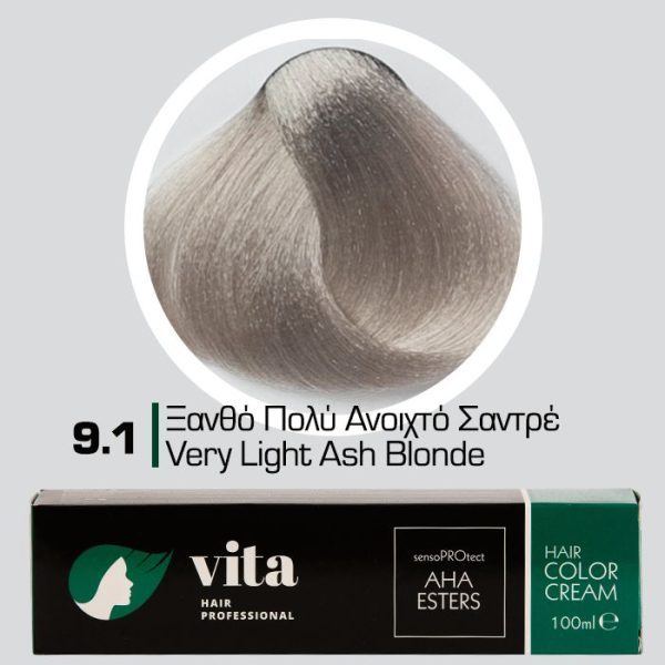 9.1 Ξανθό Πολύ Ανοιχτό Σαντρέ 100ml - Αναλογία Ανάμιξης 1:1