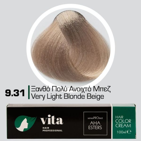 9.31 Ξανθό Πολύ Ανοιχτό Μπεζ 100ml - Αναλογία Ανάμιξης 1:1