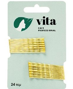 Τσιμπιδάκι VITAHP TK-50 (50mm) Καρτέλα Χρυσό 24τεμ.