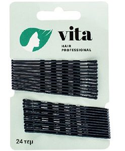Τσιμπιδάκι VITAHP TK-70 (70mm) Καρτέλα Μαύρο 24τεμ.
