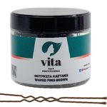 Φουρκέτα VITAHP ΤΚ-126 (60mm) Βάζο - Καστανή 250gr.