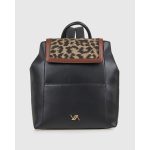 Verde Γυναικείο Σακίδιο Πλάτης 16-8311 Animal Print Μαύρο