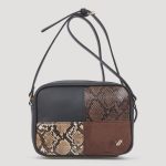 Verde Γυναικεία Τσάντα Χιαστί 16-0008695 Animal Print Black